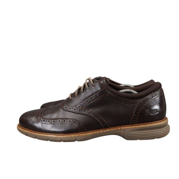 Bass Shoes Mens 10.5 Oxford Wingtip Classic Dress Propel Comfort Brown Leather main image 13